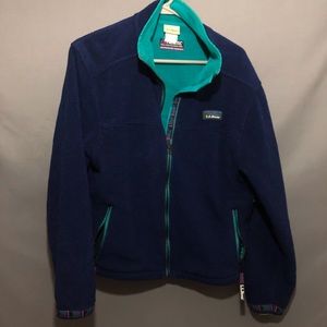 LL Bean Fleece Full Zip Jacket